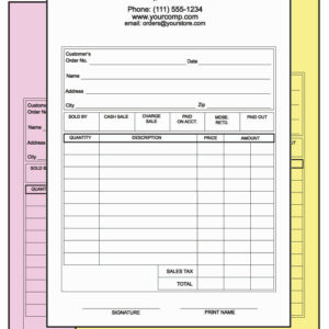Invoices / Carbonless Paper