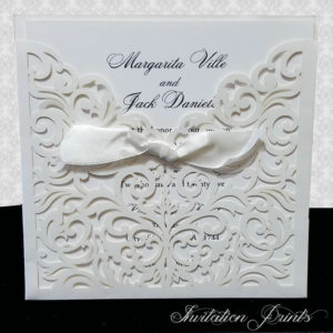 Laser Cut Invitations